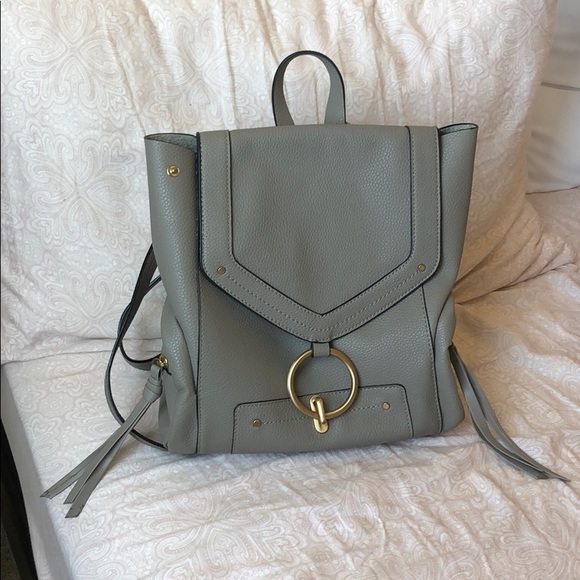 zara grey backpack